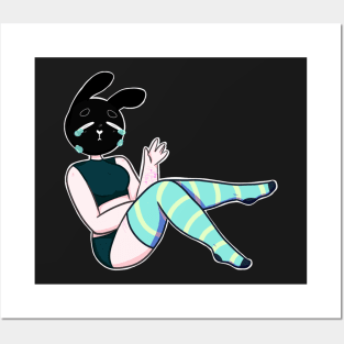 sad bunny Posters and Art